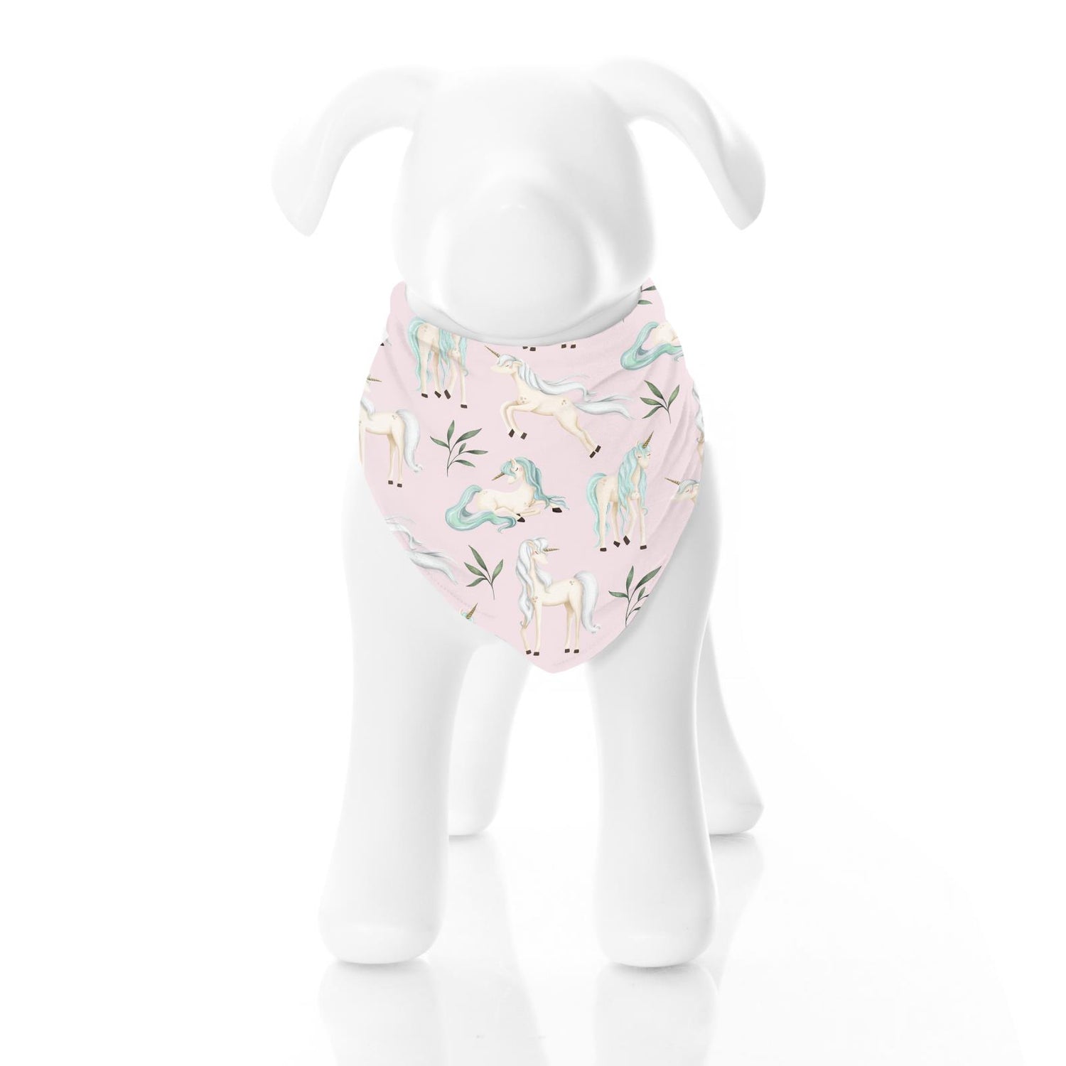 Print Dog Bandana in Shrinking Violet Sleeping Unicorns (321511)