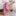 Soft Spun Cotton Jacquard Muslin Blanket 40 x 60 in Fuchsia/Ballet Slipper Butterflies & Blooms (360479)
