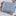 Soft Spun Cotton Jacquard Muslin Blanket 55 x 75 in Azure Tide/Harbor Haze Waves (360505)