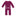 Holiday Applique Coverall in Berry Year of the Pig