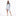 Women's Mid Length Lounge Robe in Dew