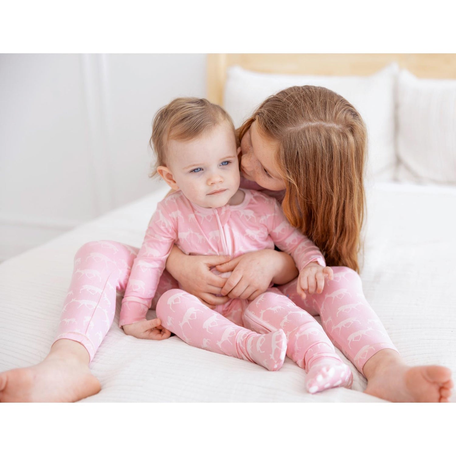 Print Footie with 2 Way Zipper in Cake Pop Doe & Fawn (359906)