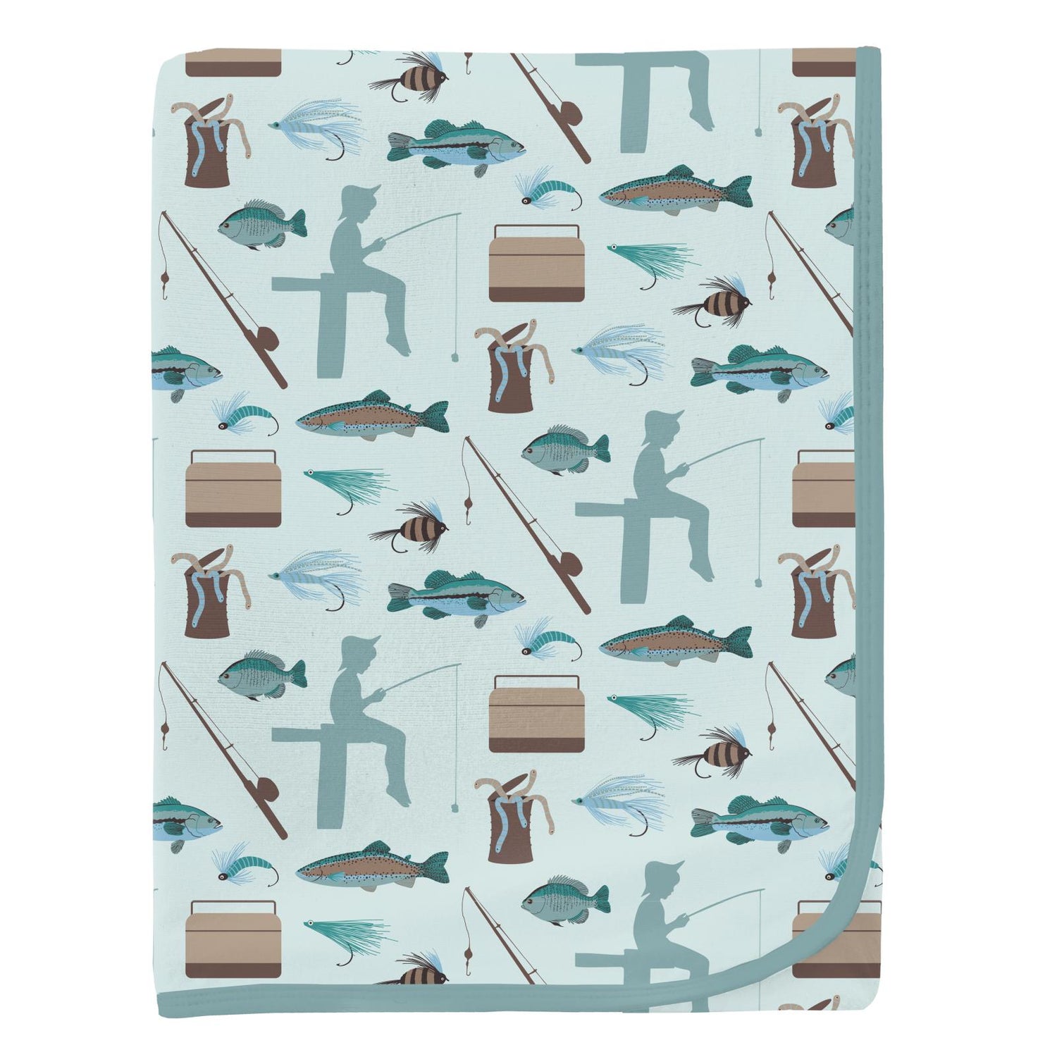 Print Swaddling Blanket in Fresh Air Fishing (358371)