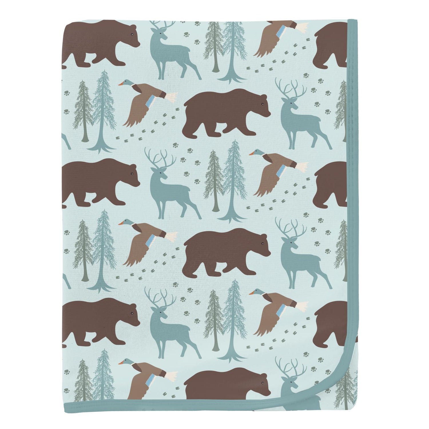 Print Swaddling Blanket in Fresh Air Forest Adventure (358399)