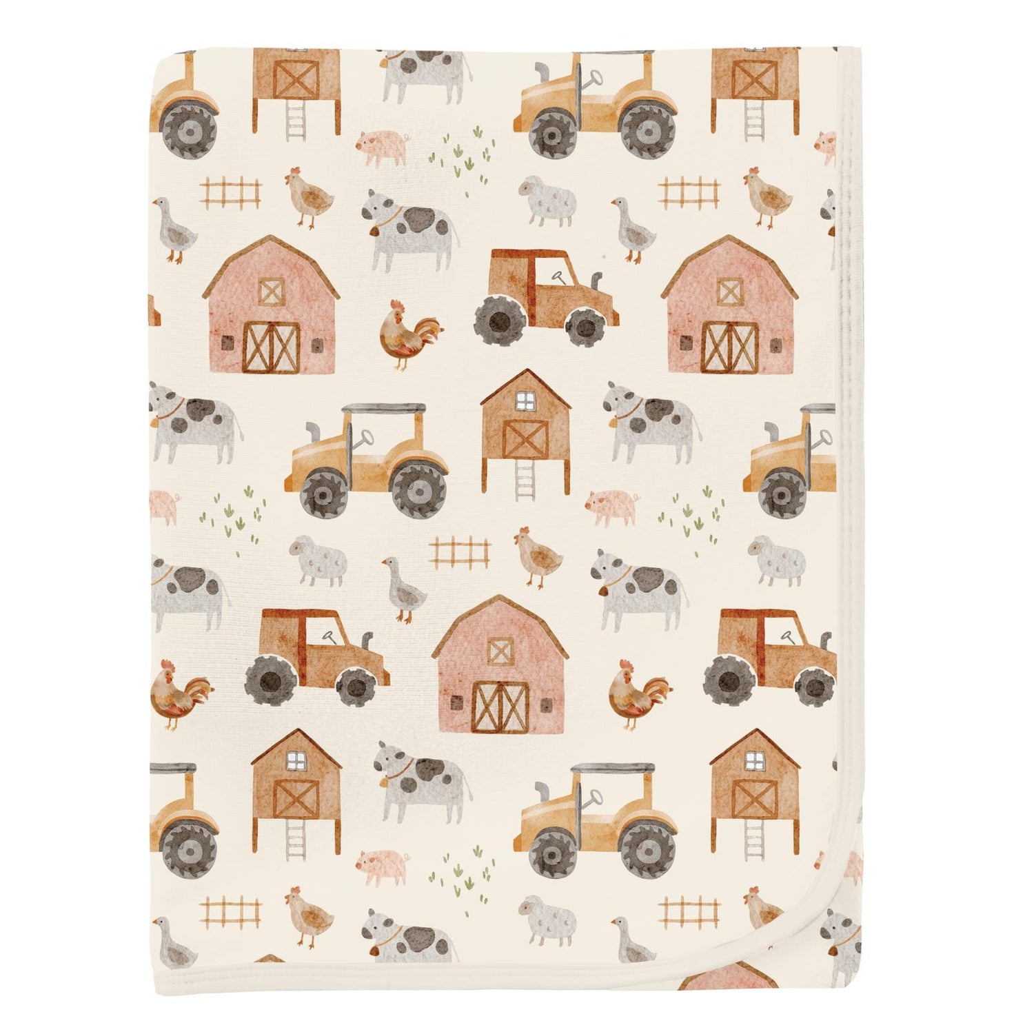 Print Swaddling Blanket in Natural Farm Life (358351)