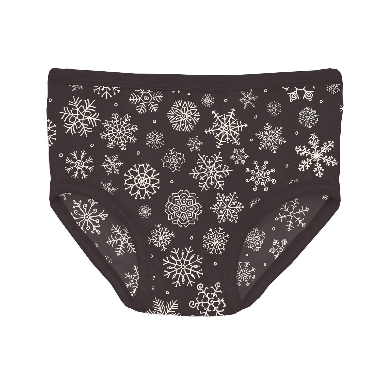 Print Girl's Underwear Set of 3 in Chalkboard Snowflakes, Baby Rose & Baby Rose Arctic Animals (342828)