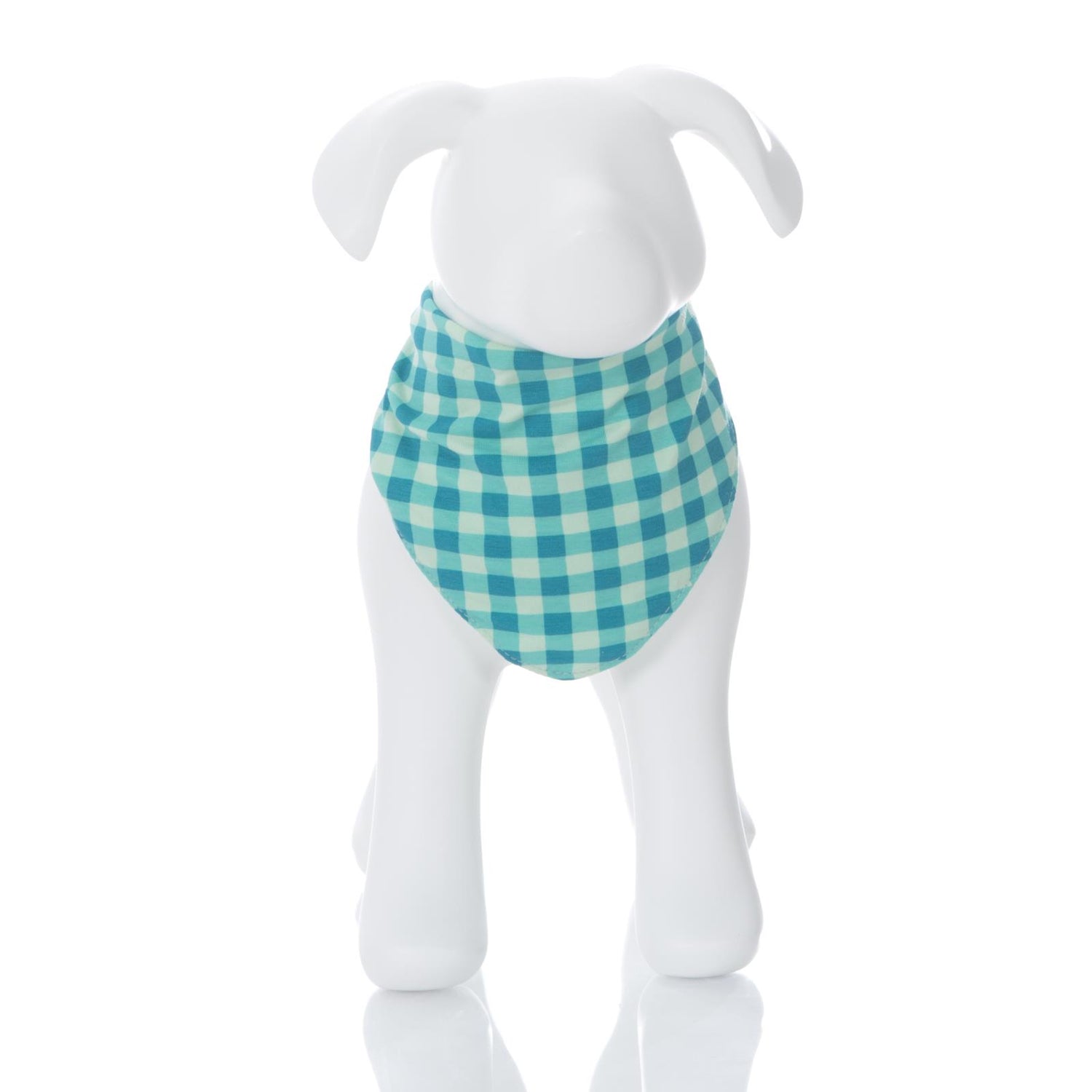 Print Dog Bandana in Pistachio Gingham