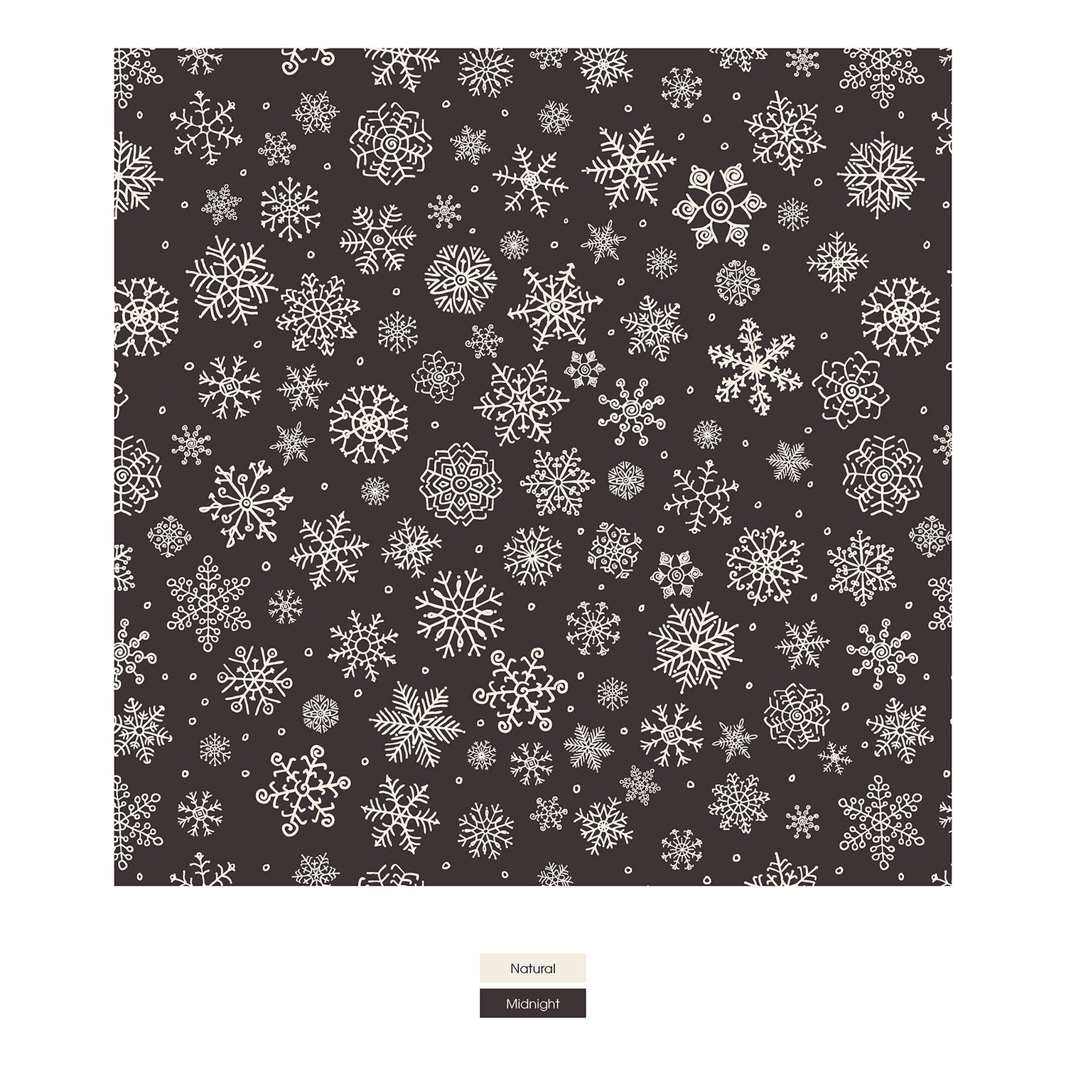 Women's Print Classic Brief in Chalkboard Snowflakes (348094)