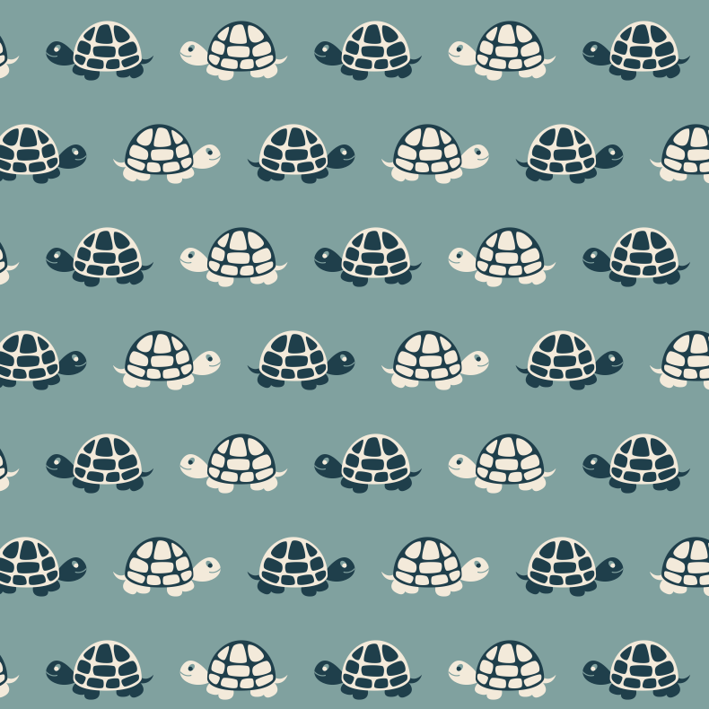 Jade Turtle official print artwork swatch.
