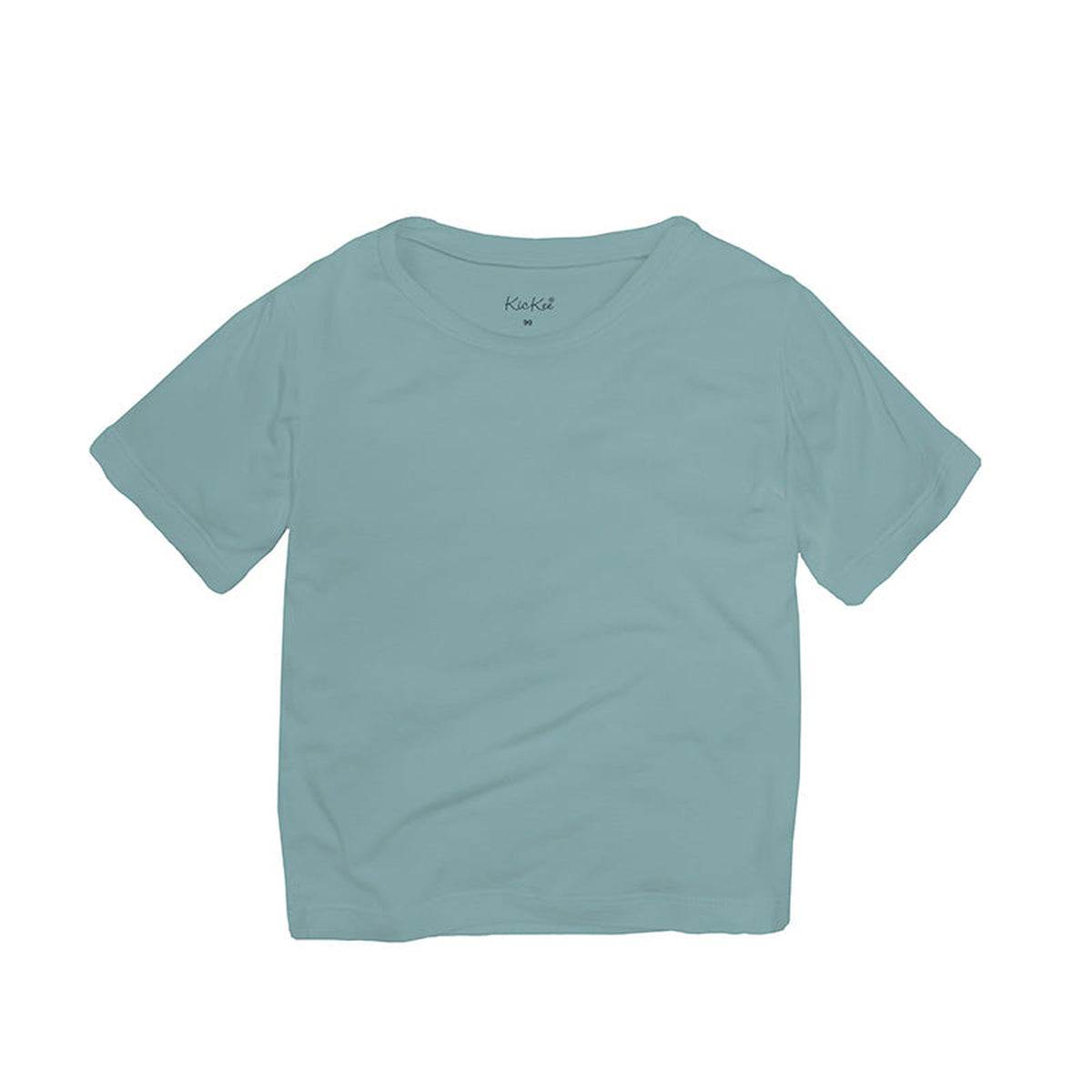 Jade 無地のキッズ半袖クルーネックTシャツ 正面
