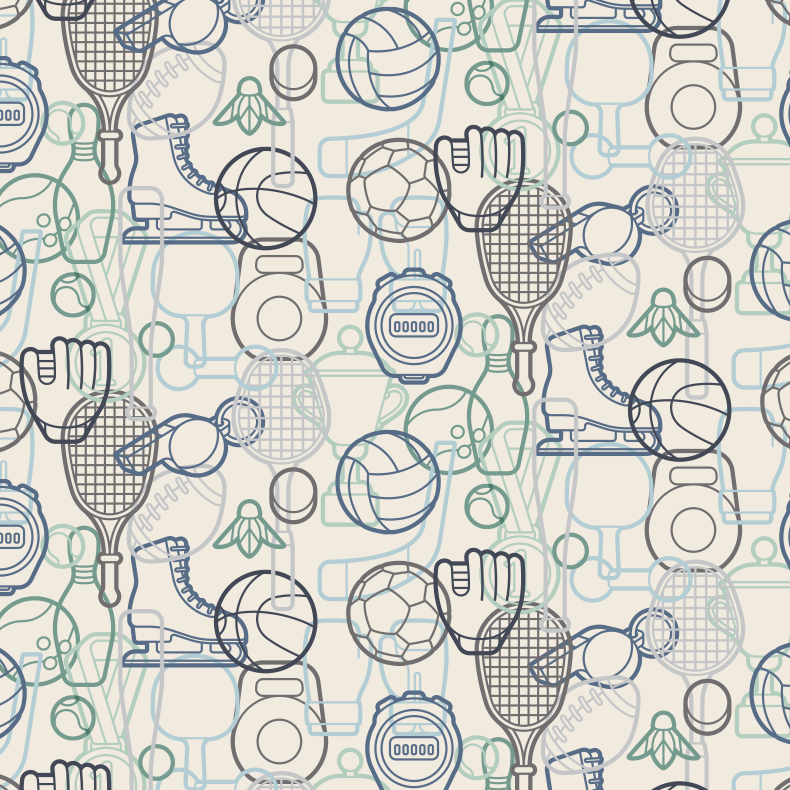Natural Sports Gear official print artwork swatch.