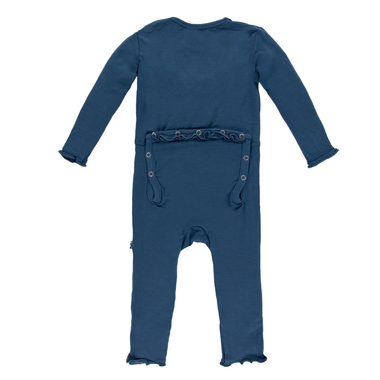 Basic Muffic Ruffle Coverall in Twilight