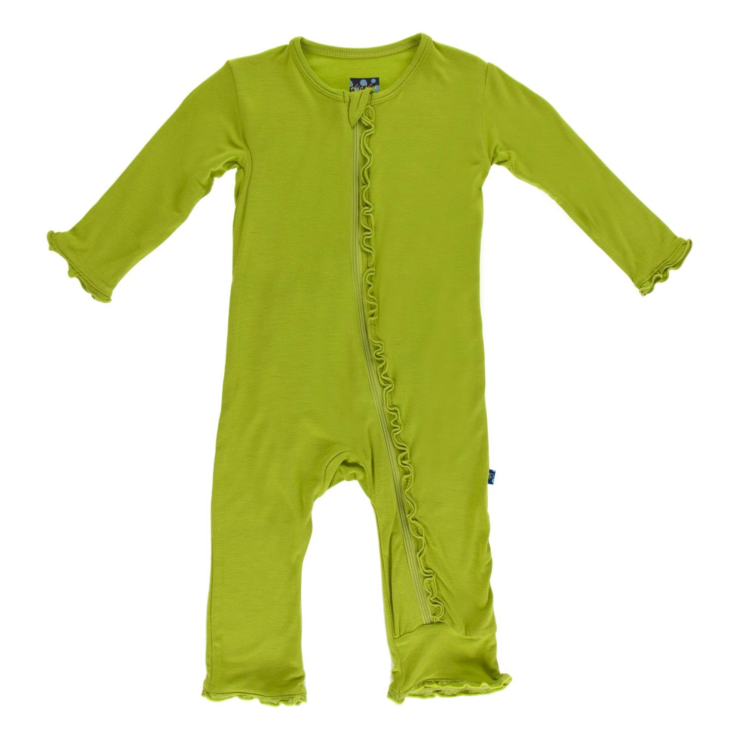 Muffin Ruffle Coverall with Zipper in Meadow