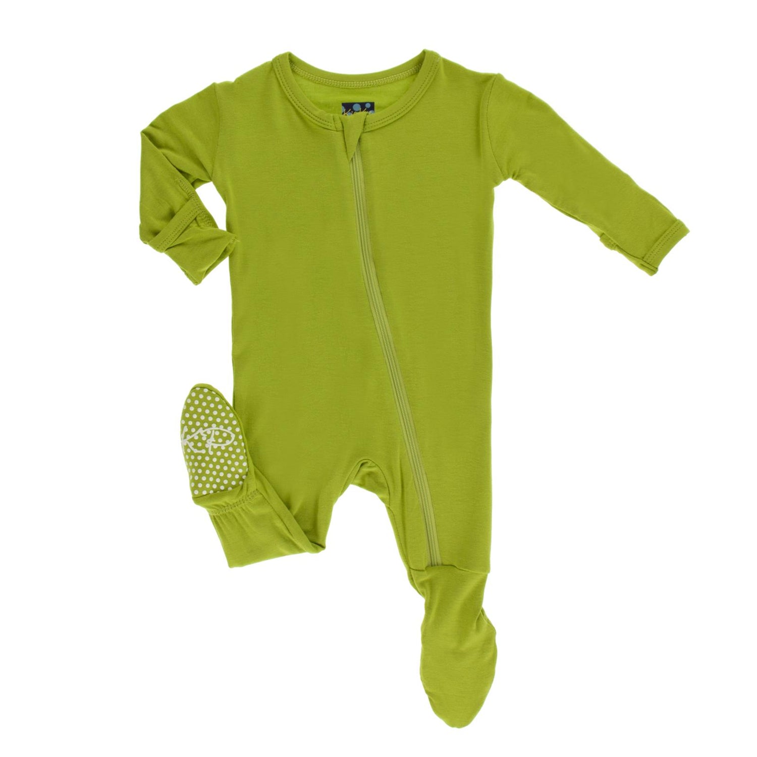 Footie with Zipper in Meadow