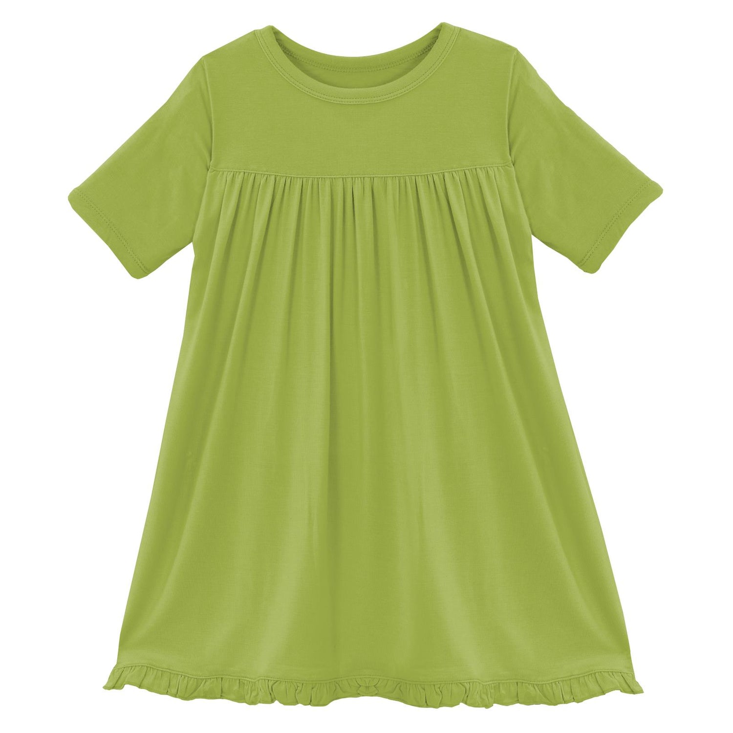 Classic Short Sleeve Swing Dress in Meadow
