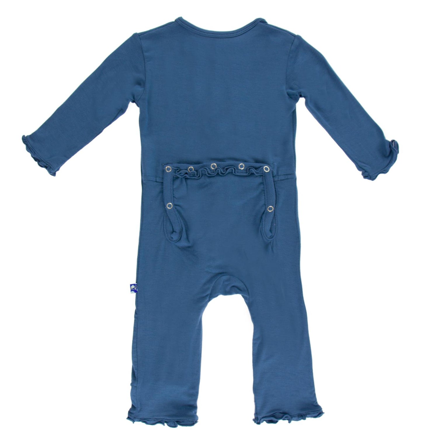 Muffin Ruffle Coverall with Zipper in Twilight