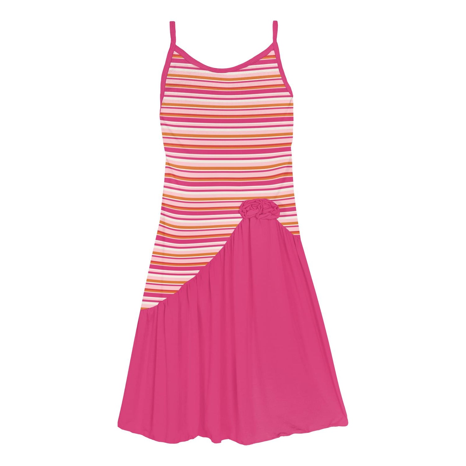 Print Luxe Tarantella Dress in Anniversary Sunset Stripe