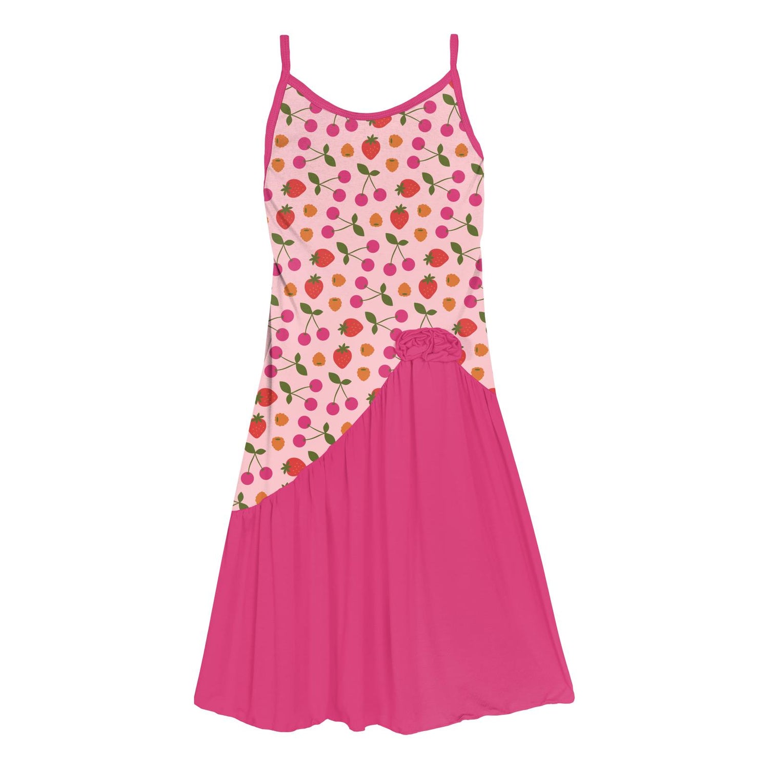 Print Luxe Tarantella Dress in Lotus Berries