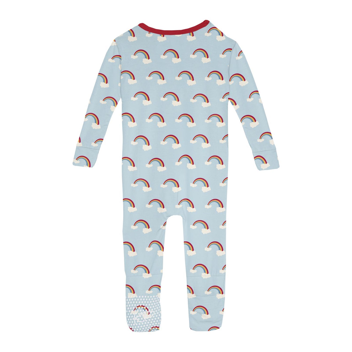 Print Convertible Sleeper with Zipper in Spring Sky Rainbows
