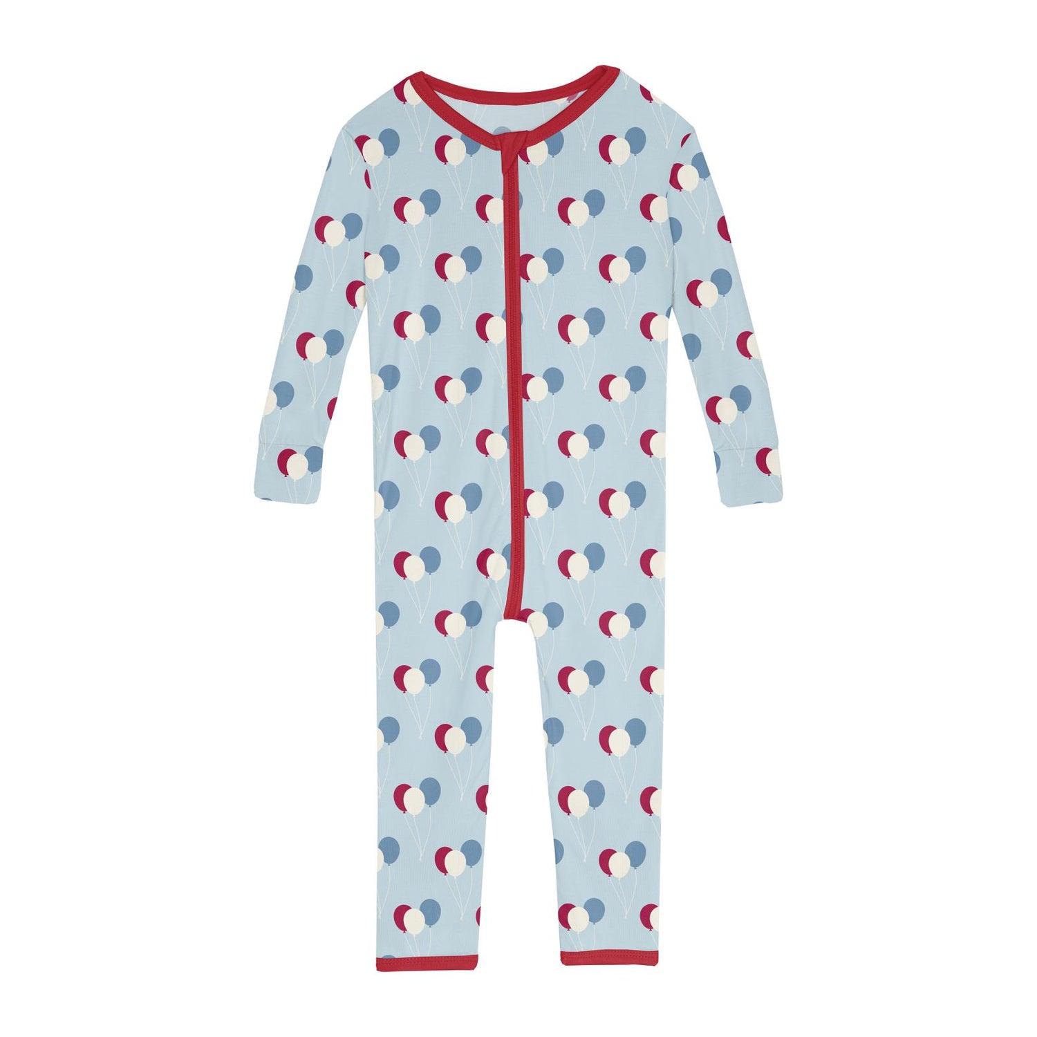 Print Convertible Sleeper with Zipper in Spring Sky Birthday