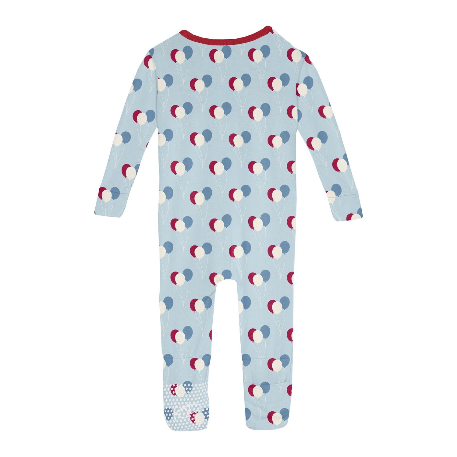 Print Convertible Sleeper with Zipper in Spring Sky Birthday