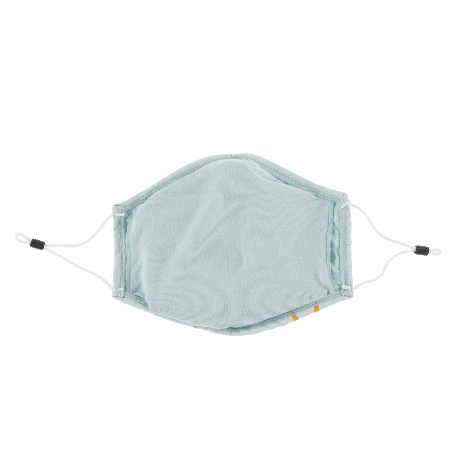Print Waterproof Mask with Covered Vent and Filter for Kids in Spring Sky Partial Sun