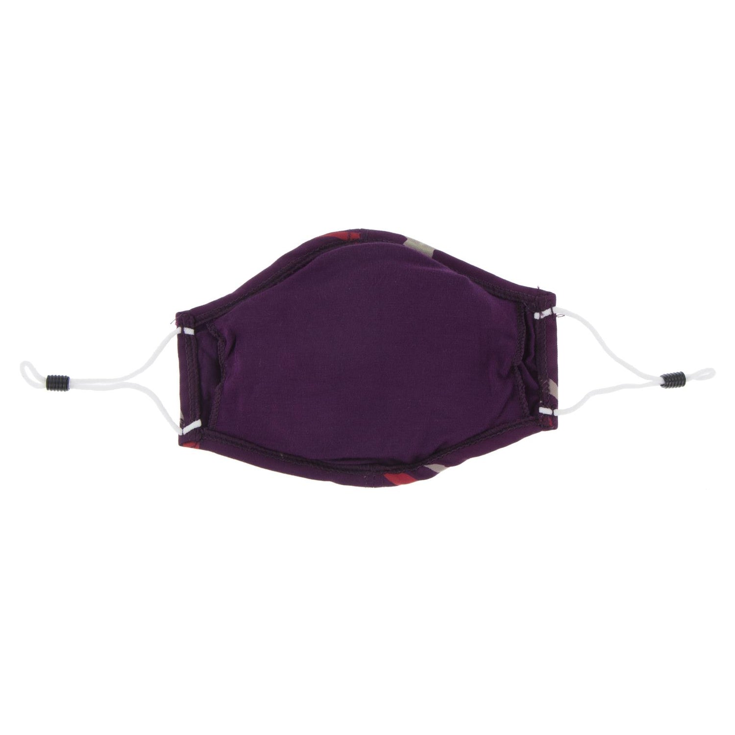 Print Waterproof Mask with Covered Vent and Filter for Kids in Wine Grapes Rockets