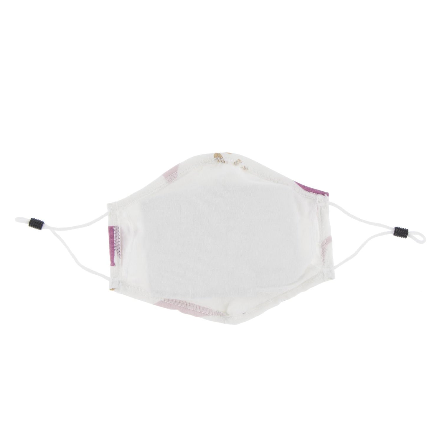 Print Waterproof Mask with Covered Vent and Filter for Kids in Natural Sauropods
