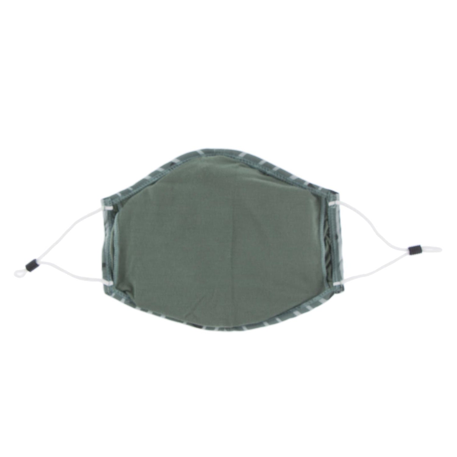 Print Waterproof Mask with Covered Vent and Filter for Kids in Succulent Bamboo