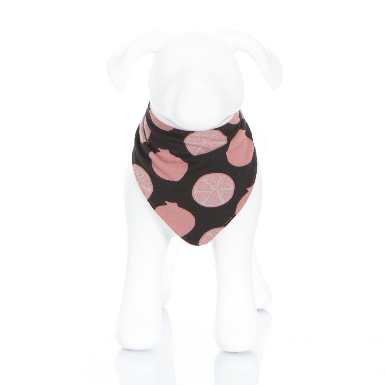 Print Dog Bandana in Zebra Pomegranate