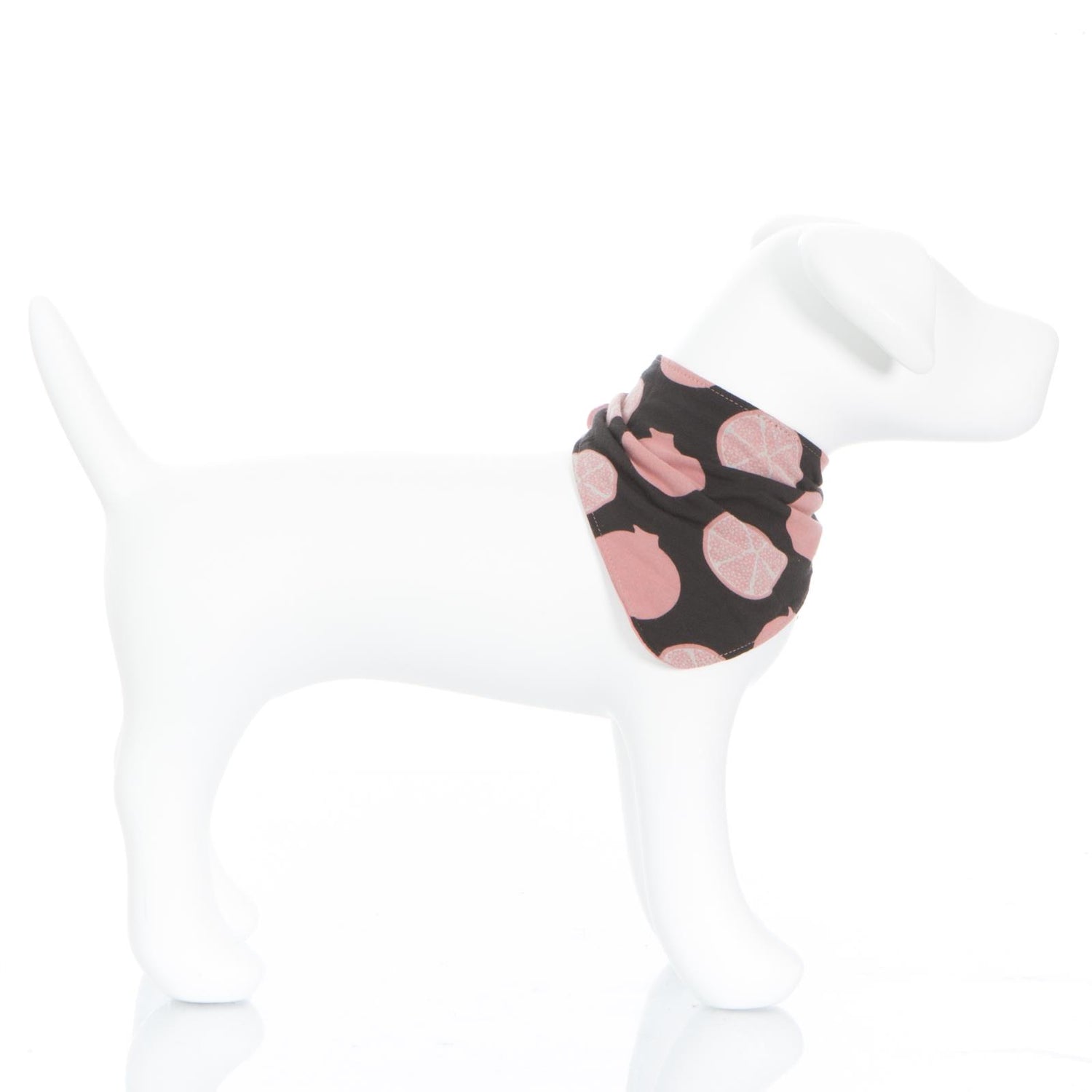Print Dog Bandana in Zebra Pomegranate
