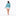 Women's Print Long Sleeve Swim and Sun Cover Up in Summer Sky Waves