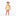 Print One-Piece Bathing Suit in Natural Pineapple