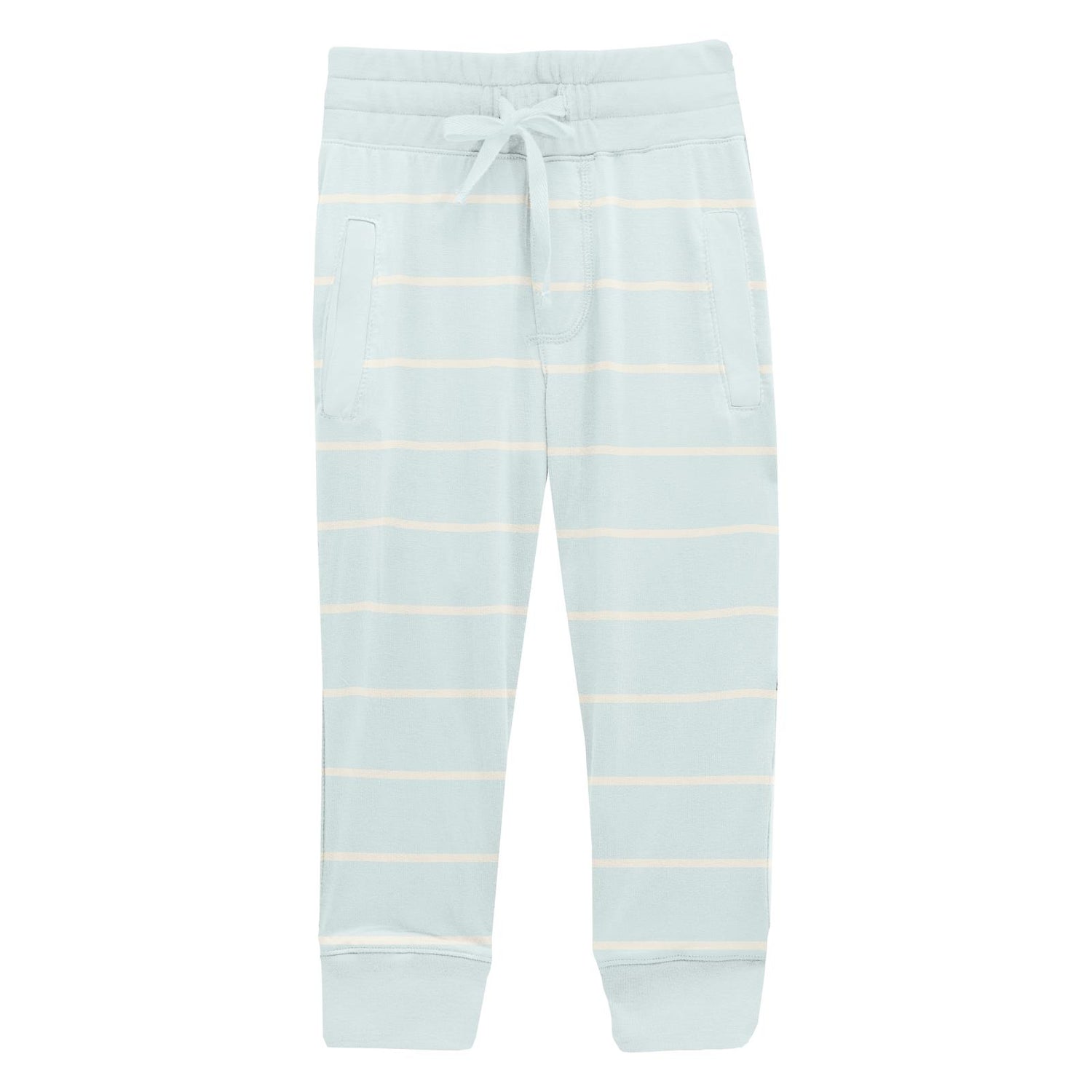 Print Lightweight Joggers in Fresh Air Road Trip Stripe