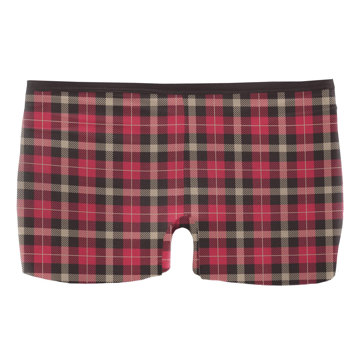 Women's Print Boy Short Underwear in 90's Plaid