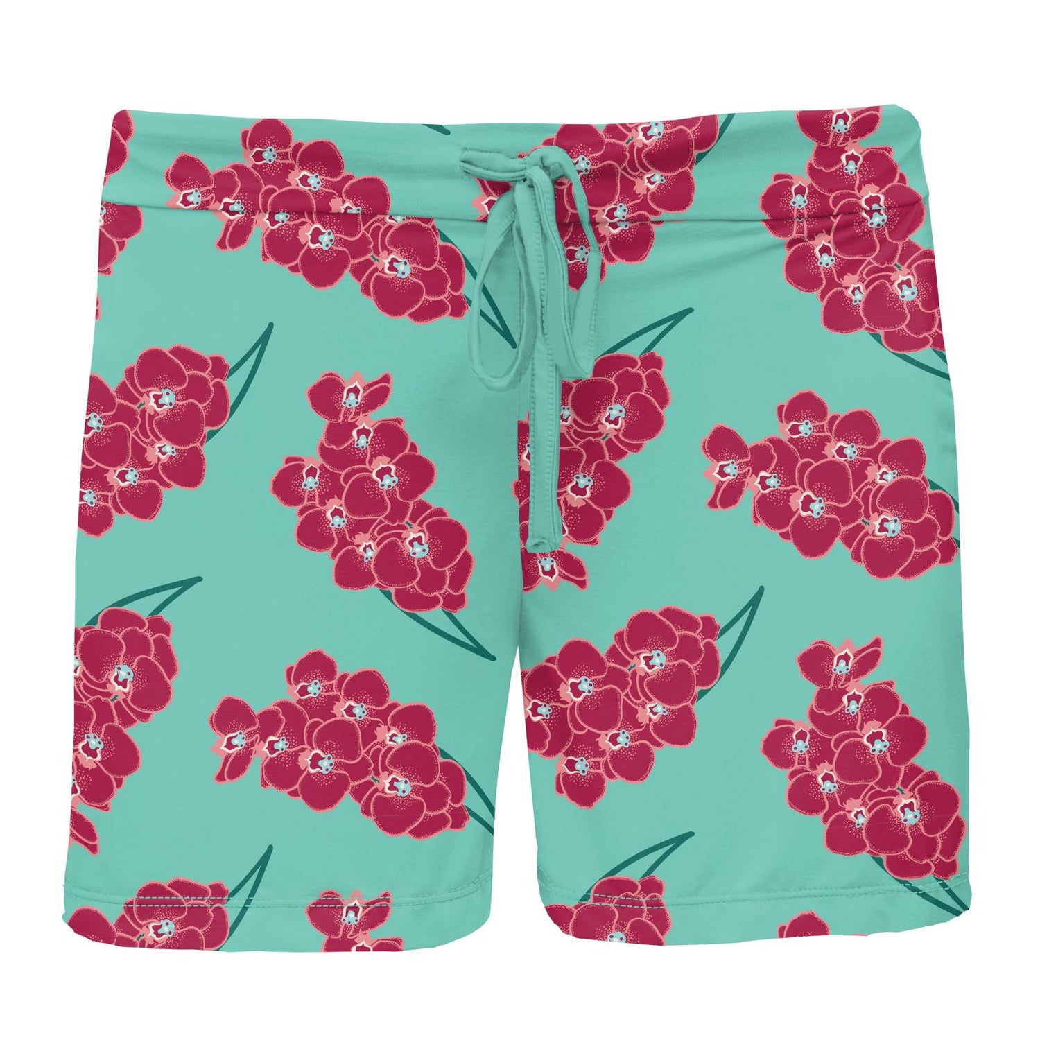 Women's Print Lounge Shorts in Glass Orchids