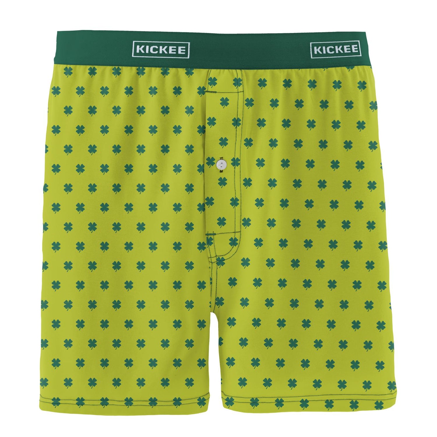 Men's Print Boxer Short in Meadow Clover