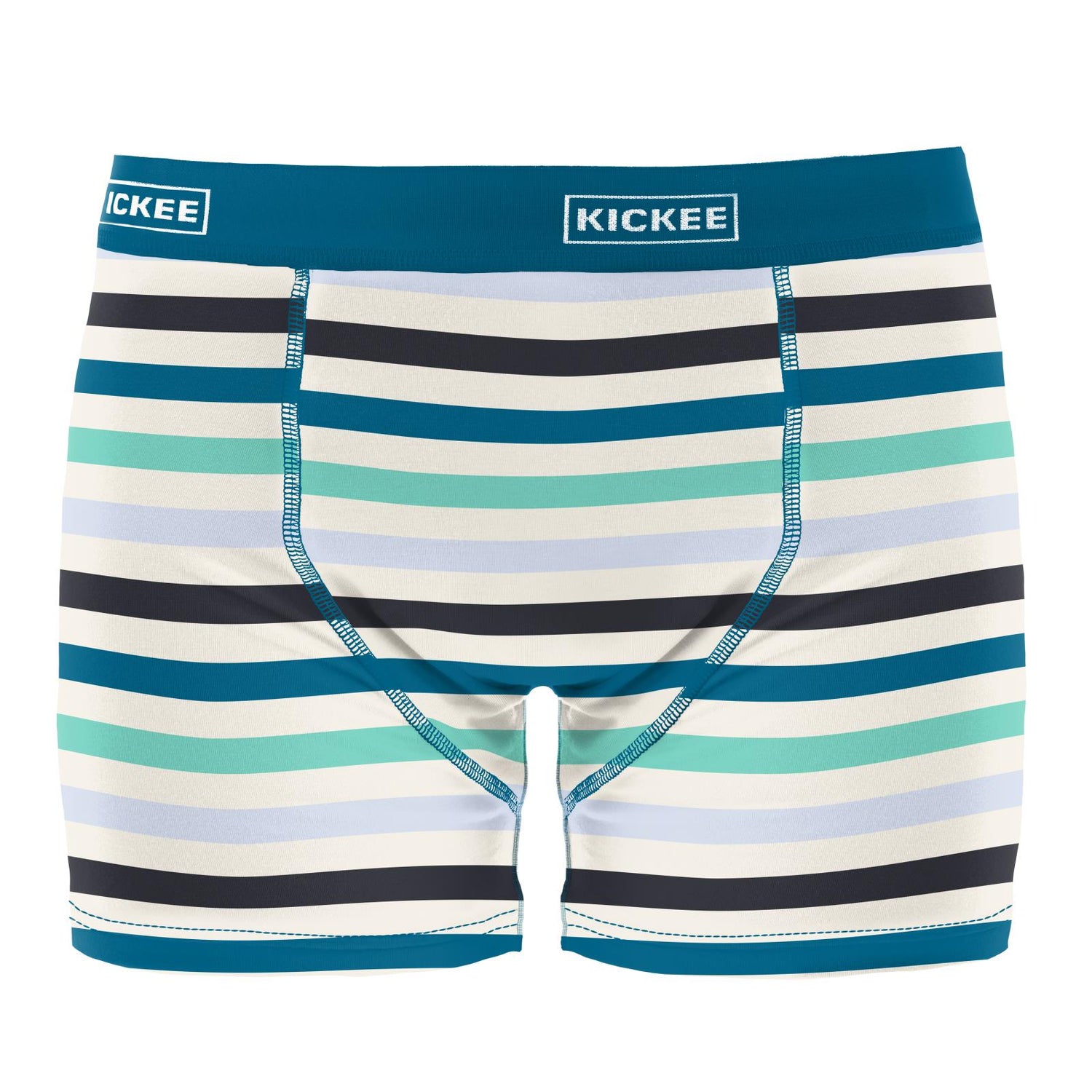 Men's Print Boxer Brief in Little Boy Blue Stripe