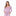 Women's Long Sleeve Scoop Neck Tee in Sweet Pea