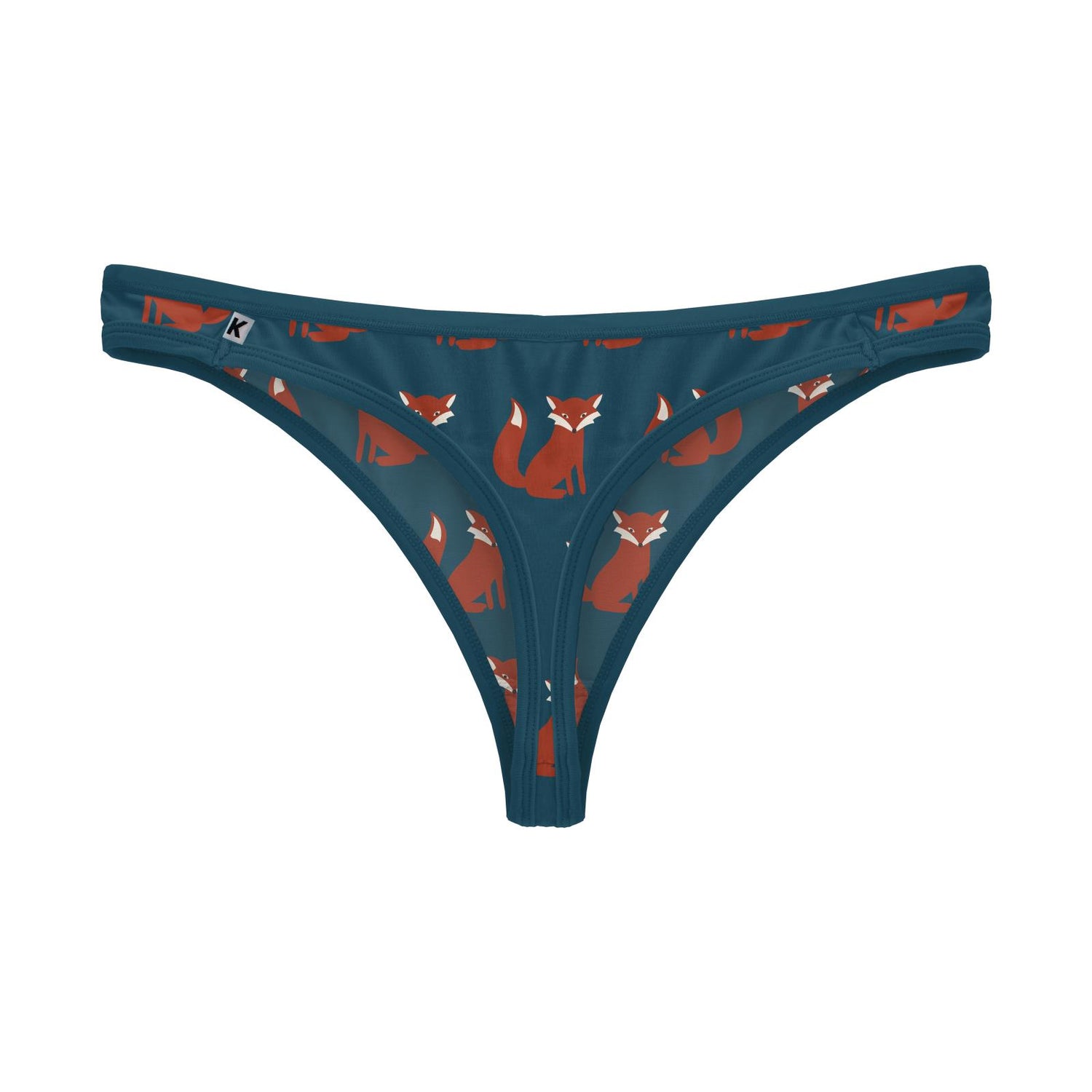 Women's Print Classic Thong in Peacock Fox