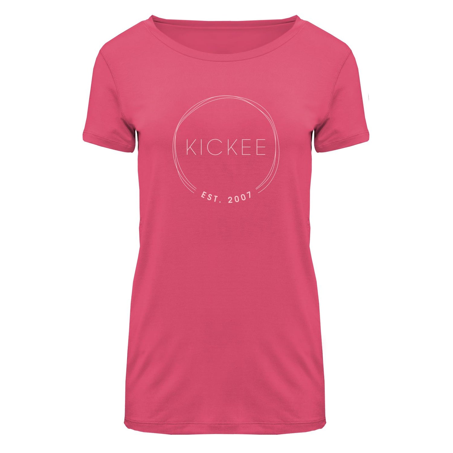 Women's Graphic Short Sleeve Loosey Goosey Tee in Winter Rose KicKee