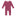 Print Coverall with Snaps in Berry Cow