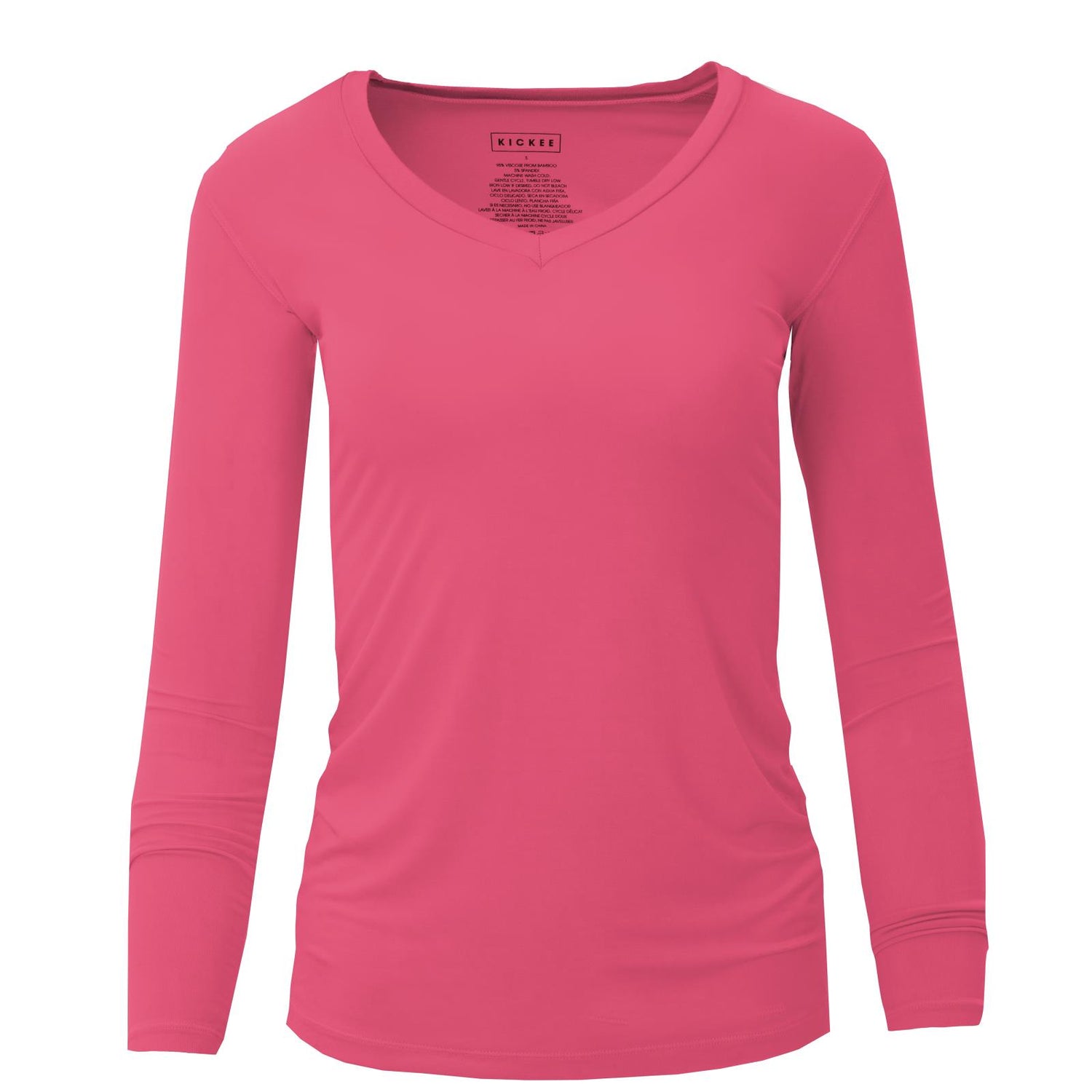 Women's Long Sleeve One Tee in Winter Rose