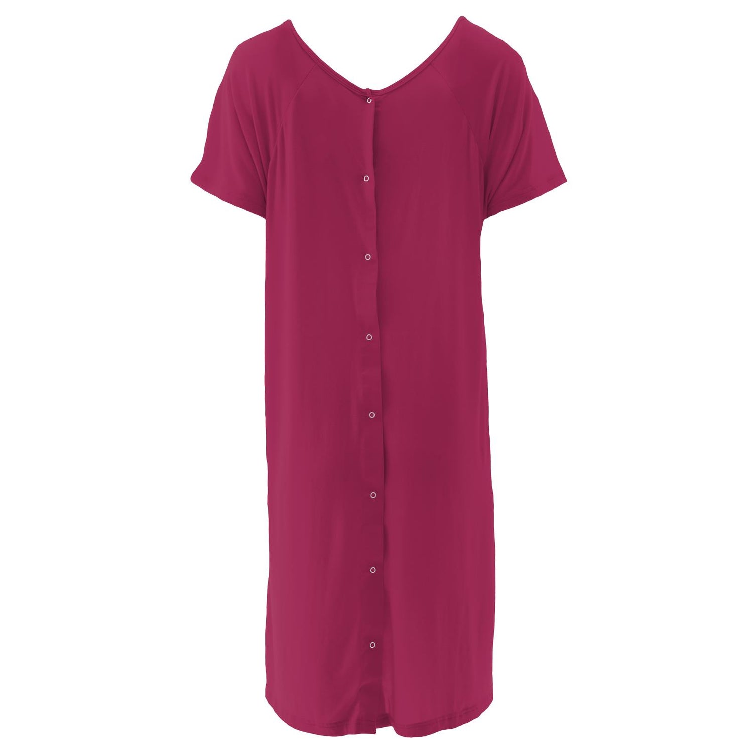 Women's Hospital Gown in Berry