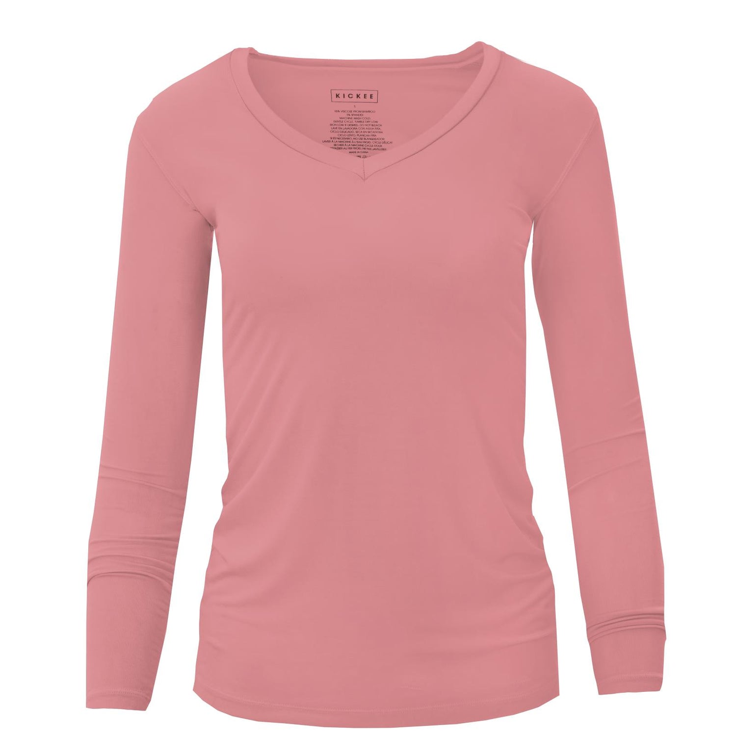Women's Long Sleeve One Tee in Desert Rose