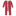 Print Classic Ruffle Coverall with Snaps in Candy Apple Polka Dots