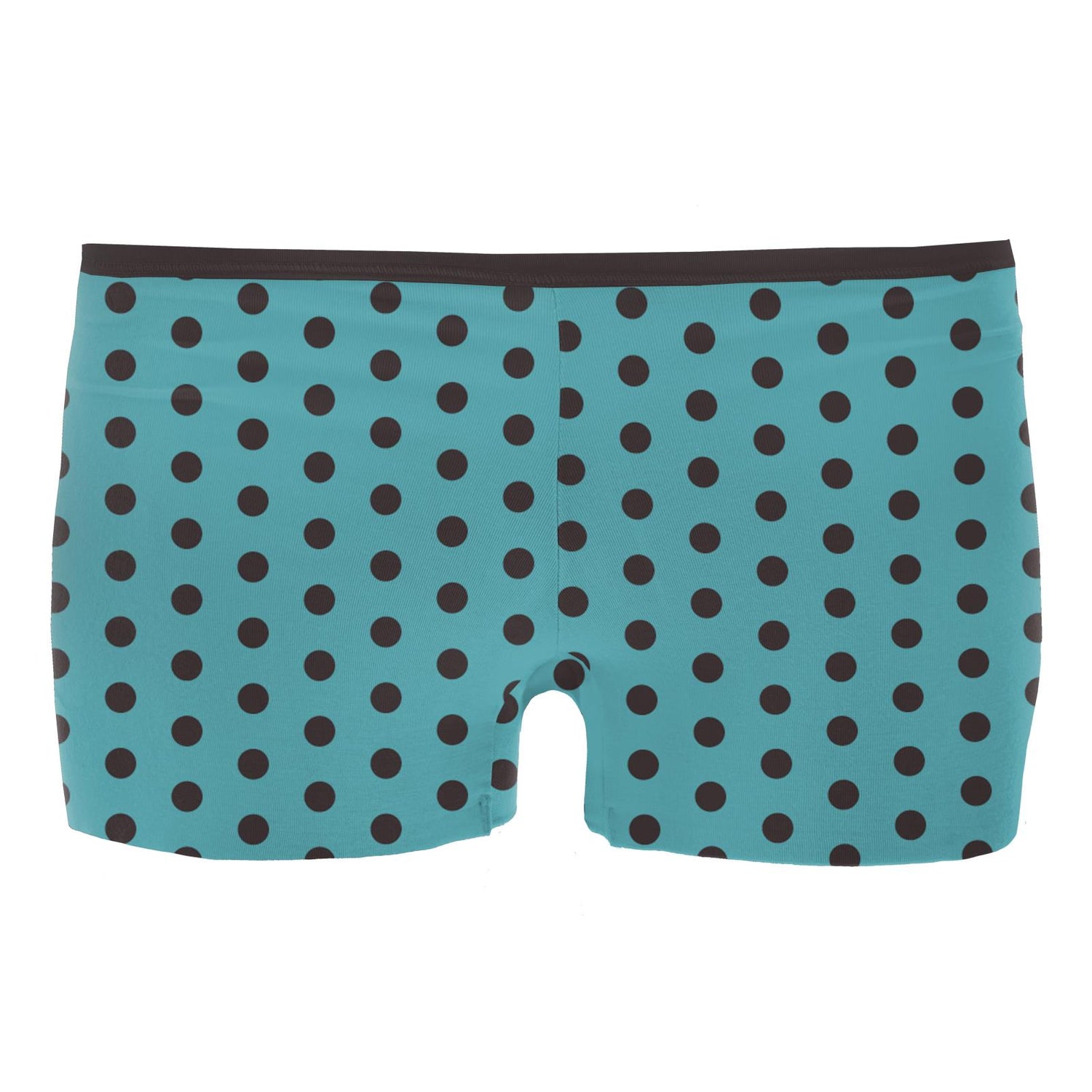 Women's Print Boy Short Underwear in Glacier Polka Dots