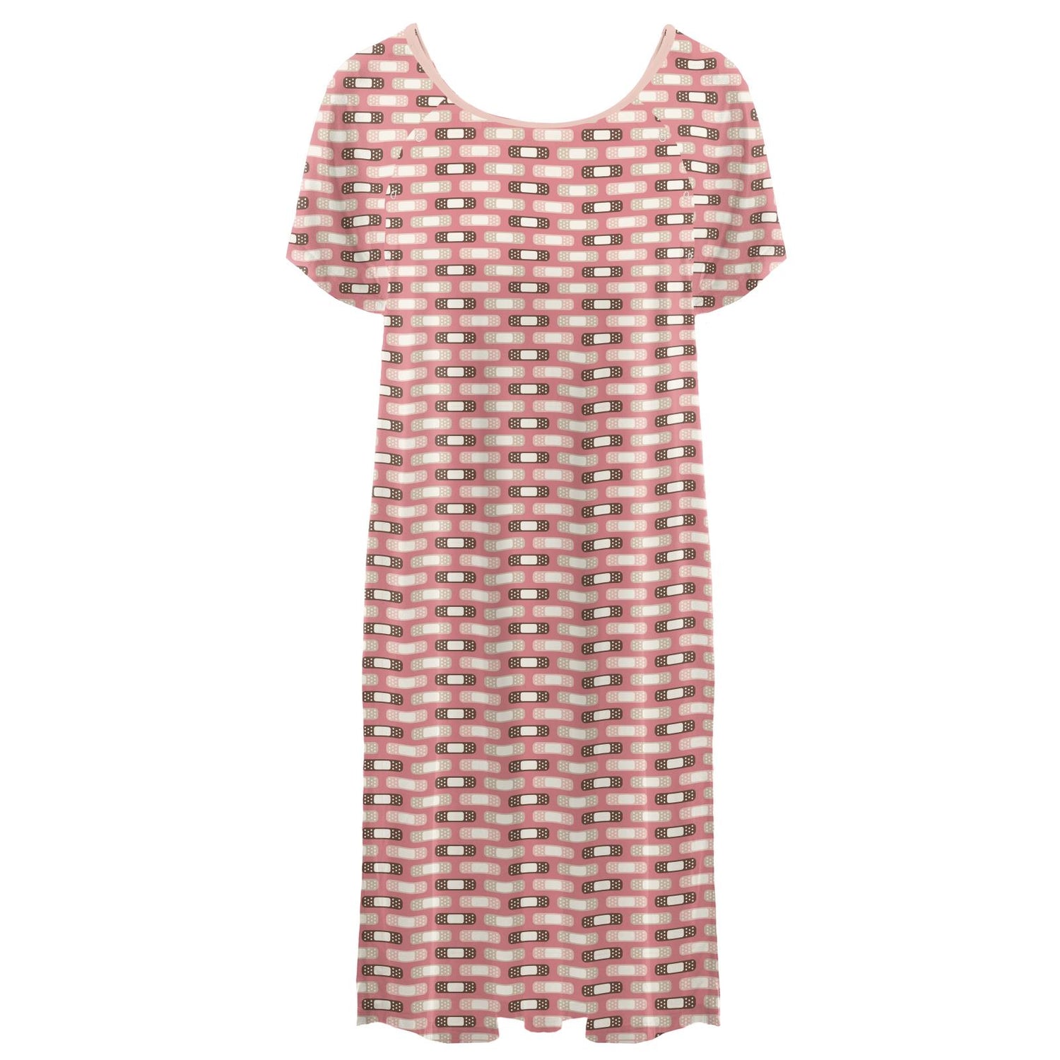 Women's Print Hospital Gown in Desert Rose Boo Boos
