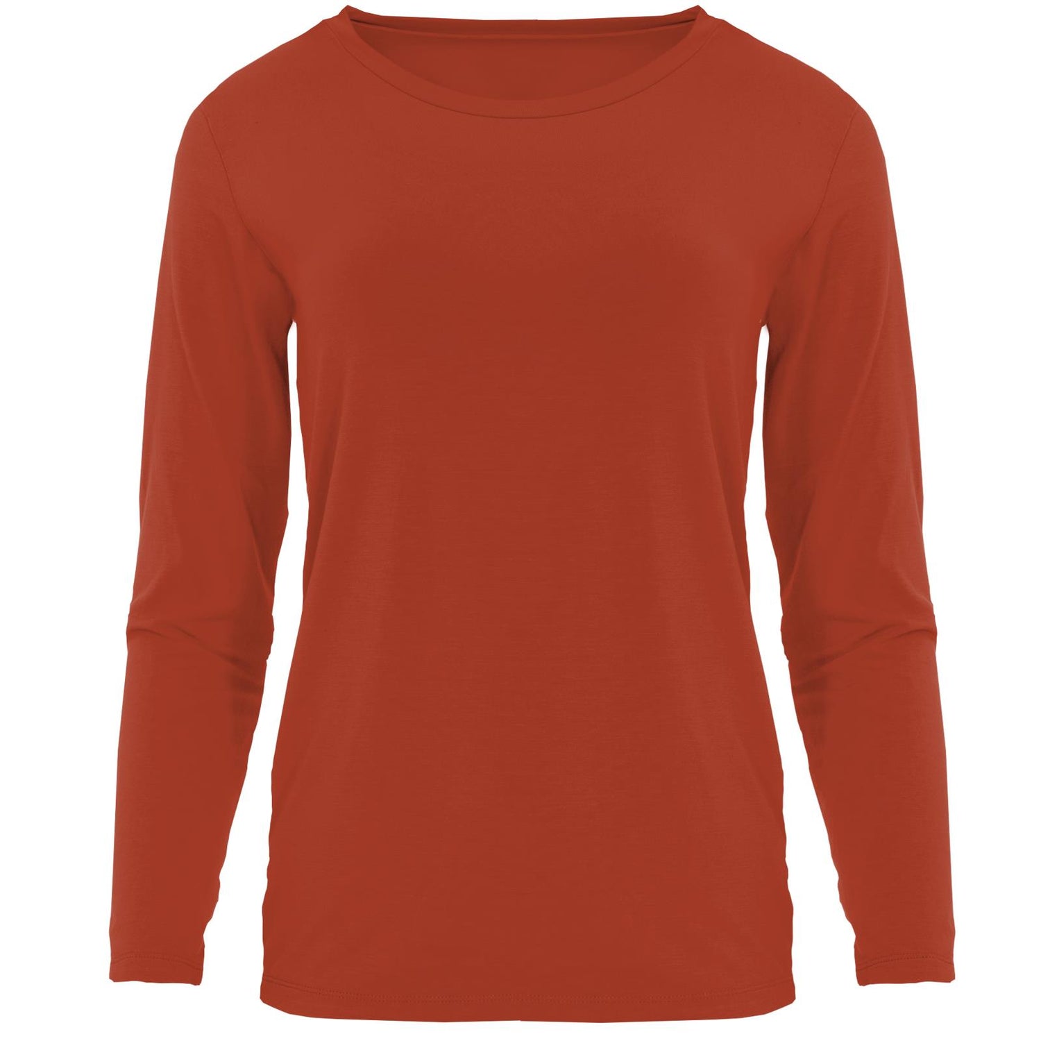 Women's Long Sleeve Loosey Goosey Tee in Red Tea