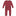 Print Coverall with Zipper in Candy Apple Clapper Board and Film
